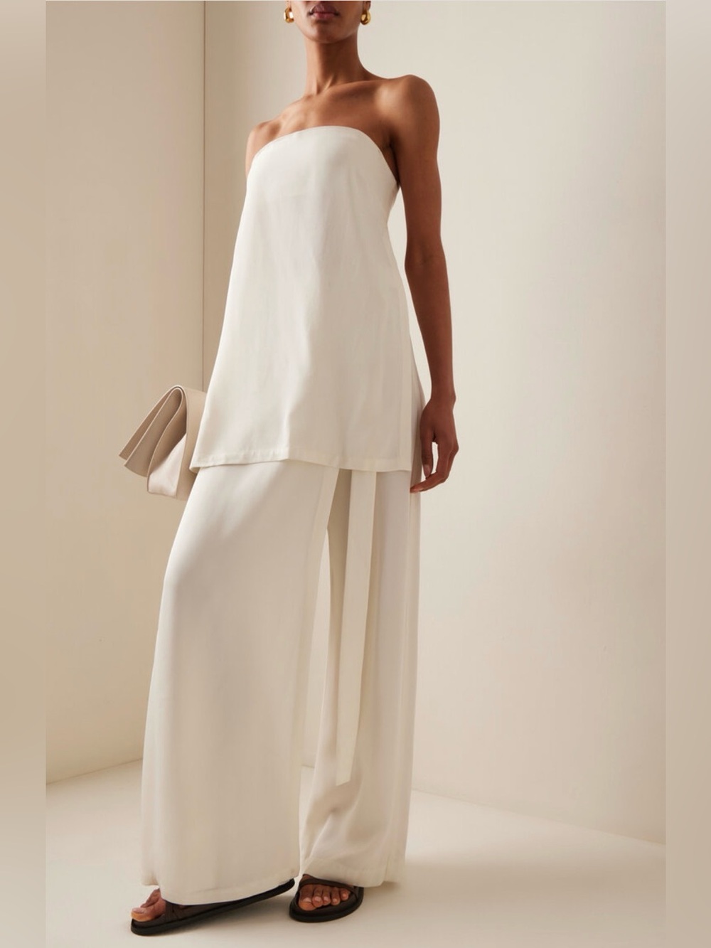 St. Agni - Wrapped Wide Leg Pants